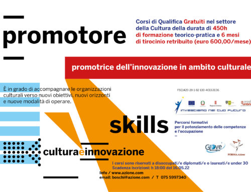 SKILLS INTERVENTO2 – PROMOTORE DELL’INNOVAZIONE in ambito culturale – iscrizioni aperte